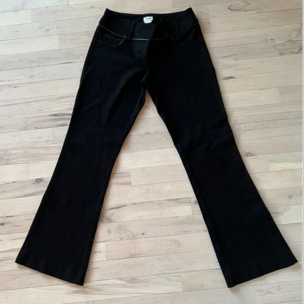 Cache Wide Leg Black Pant With Trim - image 1